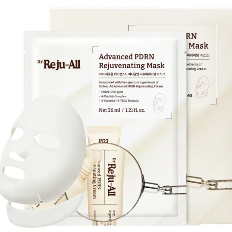 Dr. Reju-All – Advanced PDRN Rejuvenating Mask Set (4 sheets) at