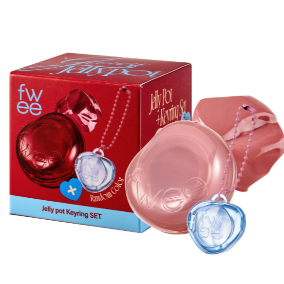 Fwee - Lip & Cheek Glowy Jelly Pot (with mini Jelly Keyring) at Skin Junction Australia