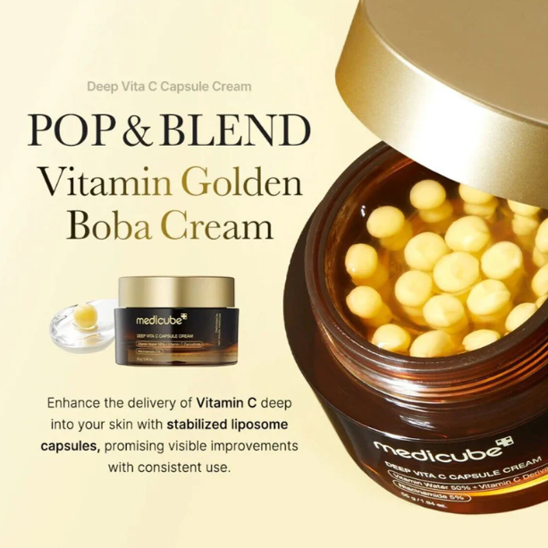 Medicube - Deep Vita C Capsule Cream at Skin Junction Australia