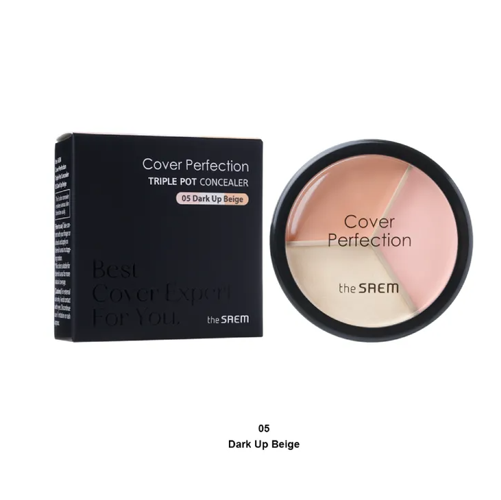 The Saem - Cover Perfection Triple Pot Concealer at Skin Junction Australia