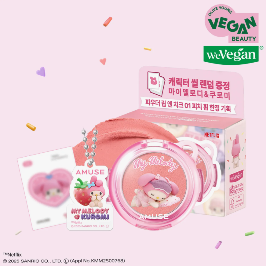 Amuse – Powder Lip & Cheek Kuromi & My Melody Edition at Skin Junction Australia