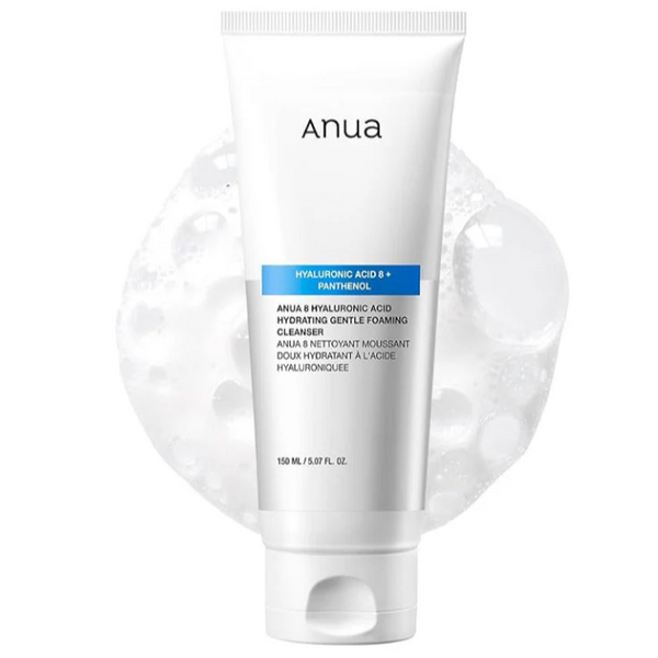 Anua - 8 Hyaluronic Acid Hydrating Gentle Foaming Cleanser at Skin Junction Australia