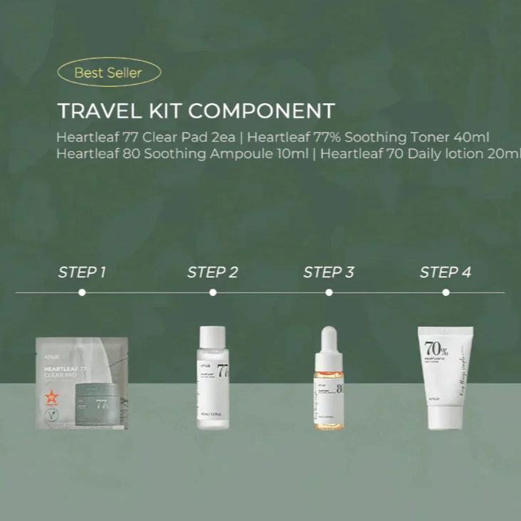 Anua - Heartleaf Soothing Trial Kit at Skin Junction Australia