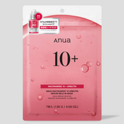 Anua – Niacinamide 10 Arbutin Serum Mild In Mask [7pcs] is a gentle yet effective brightening sheet mask designed to improve skin tone, fade dark spots, and support a visibly clearer complexion. Each ultra-soft mask is infused with a mild serum containing 10% Niacinamide and Arbutin—two powerhouse ingredients known for their brightening and skin-evening effects.

This soothing formula works to reduce the appearance of hyperpigmentation while calming inflammation and boosting overall skin clarity. Niacinamid