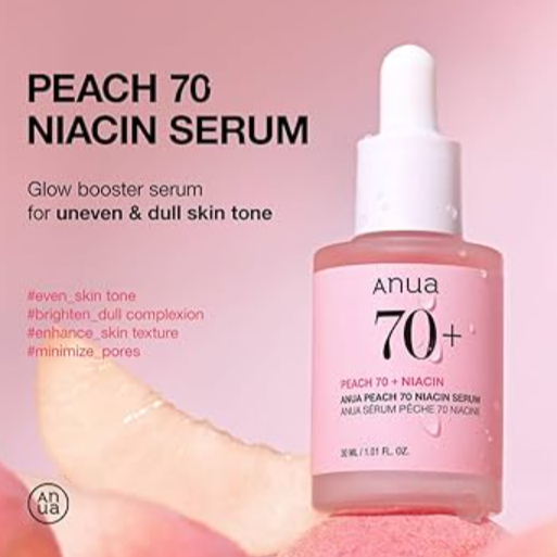 Anua - Peach 70 Niacin Serum Double Set 30ml + 30ml at Skin Junction Australia