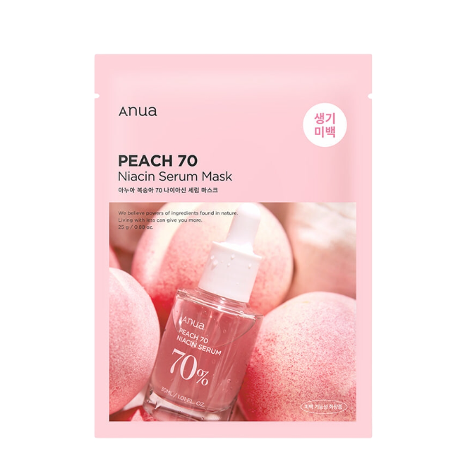 Anua - Peach 70 Niacin Serum Mask at Skin Junction Australia