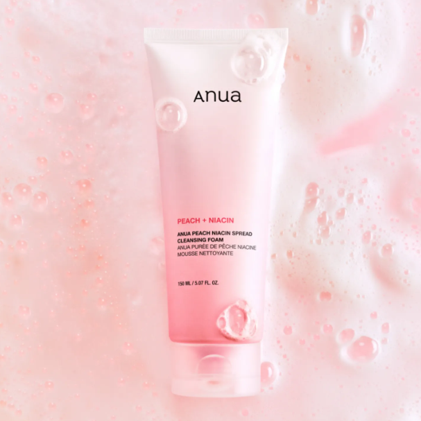 Anua - Peach Niacin Spread Cleansing Foam at Skin Junction Australia