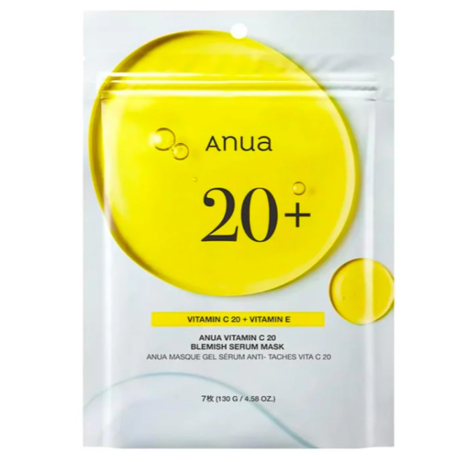 Anua - Vitamin C 20 Blemish Serum Mask 7pcs at Skin Junction Australia