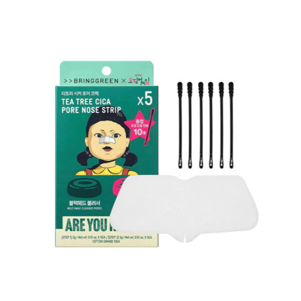 Bring Green - Tea Tree Cica Pore Nose Strip at Skin Junction Australia