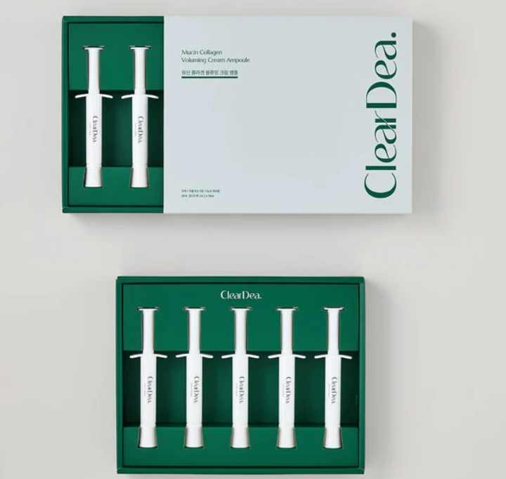 ClearDea – Mucin Collagen Voluming Cream Ampoule