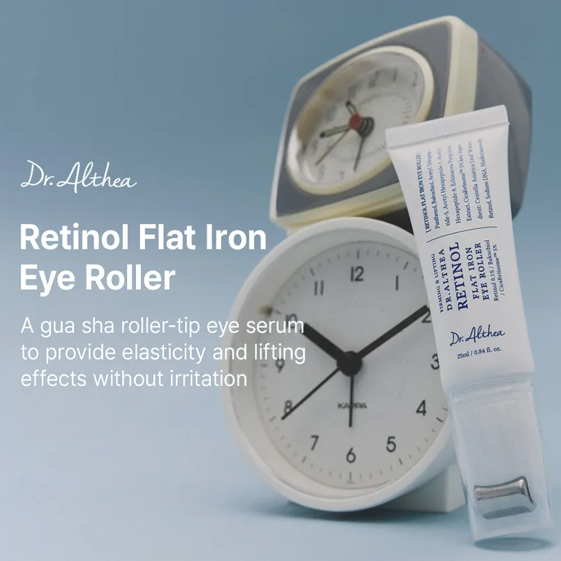Dr. Althea - Retinol Flat Iron Eye Roller at Skin Junction Australia