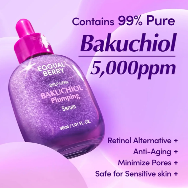 EQQUALBERRY - Bakuchiol Plumping Serum at Skin Junction Australia