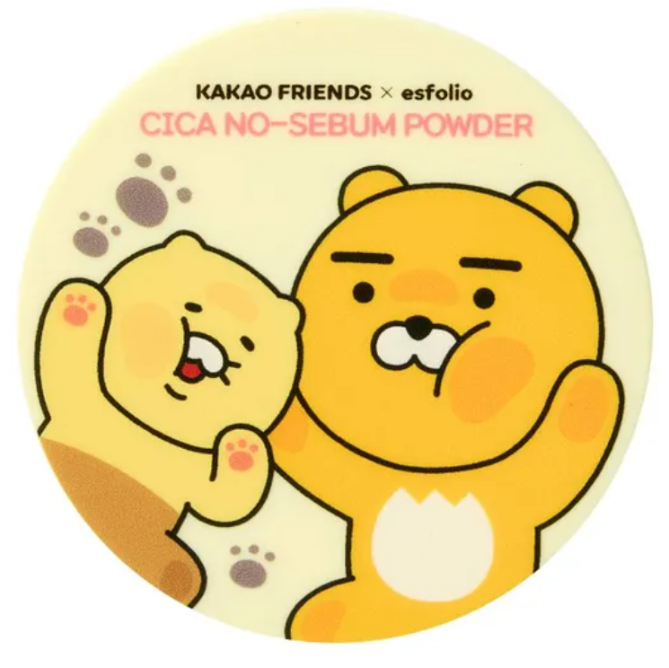 Esfolio - Look At Me Cica No-Sebum Powder KAKAO FRIENDS Edition at Skin Junction Australia