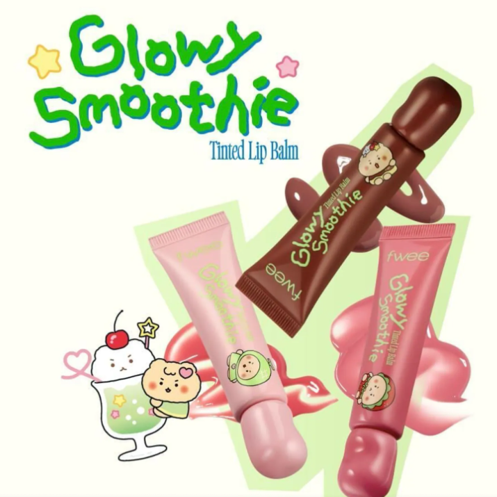 Fwee - Glowy Smoothie Tinted Lip Balm (+ Melon Coin Purse Gift) at Skin Junction Australia