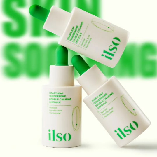 Ilso - Heartleaf Tendersome Double Calming Ampoule at Skin Junction Australia