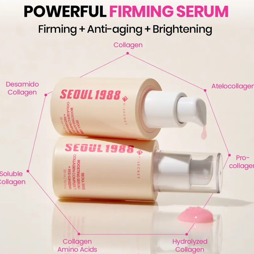 KSECRET - Seoul 1988 Boosting Serum: Collagen Complex 7 + Red Ginseng at Skin Junction Australia