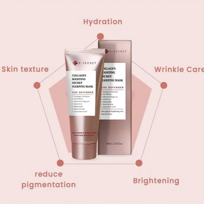 KSECRET - Collagen Boosting Secret Sleeping Mask [60ml] at Skin Junction Australia