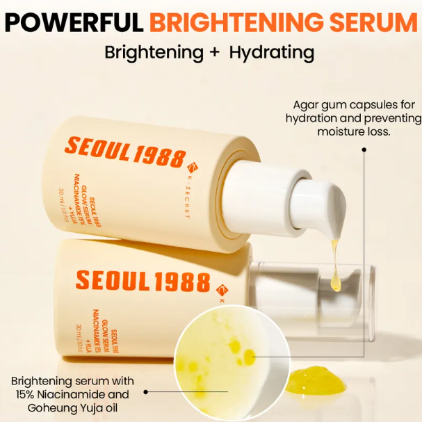 KSECRET - SEOUL 1988 Glow Serum: Niacinamide 15% + Yuja [30ml] at Skin Junction Australia