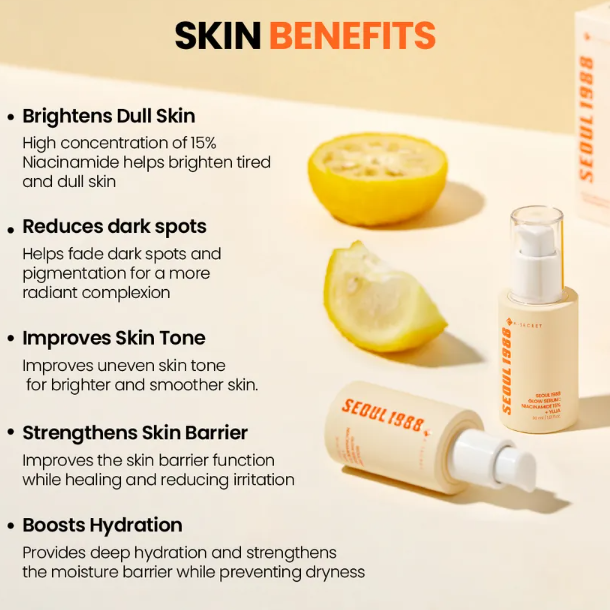 KSECRET - SEOUL 1988 Glow Serum: Niacinamide 15% + Yuja [30ml] at Skin Junction Australia