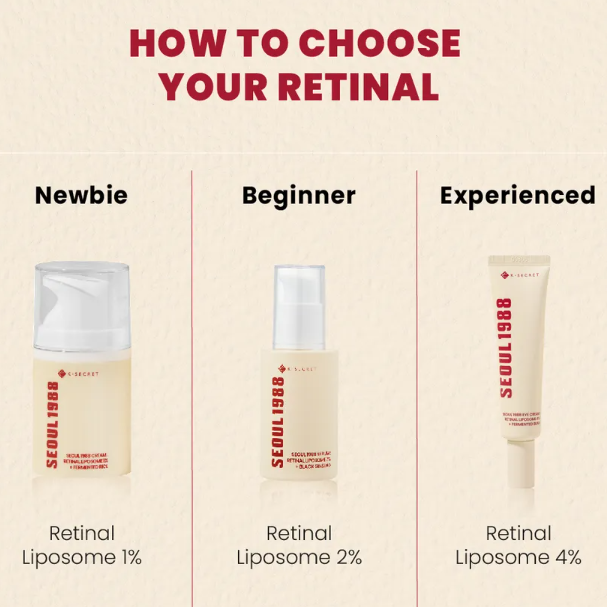 KSECRET - SEOUL 1988 Cream: Retinal Liposome 1% + Fermented Rice 50ml at Skin Junction Australia