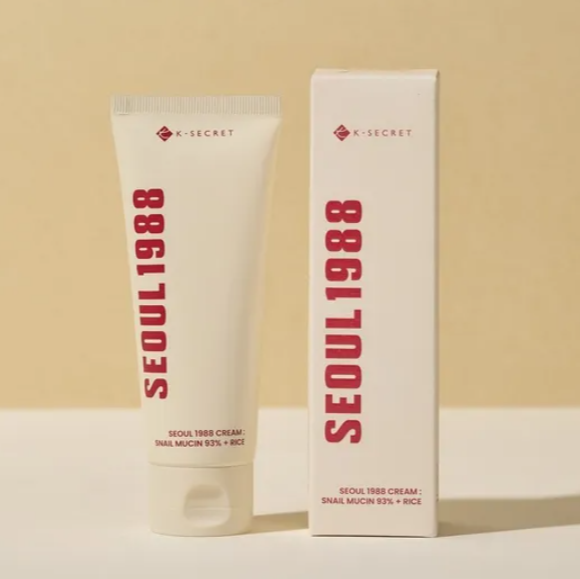 KSECRET – SEOUL 1988 Cream: Snail Mucin 93% + Rice 100ml at Skin Junction Australia