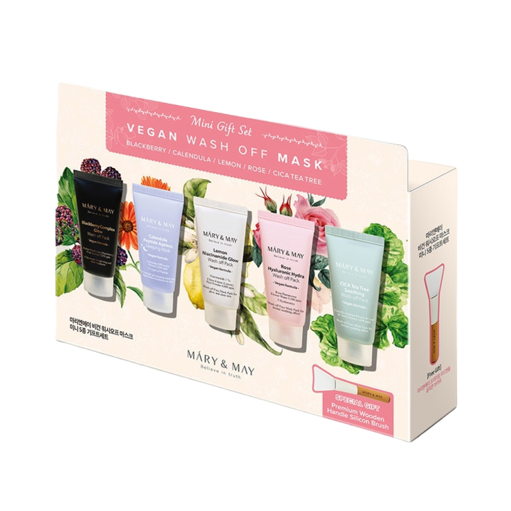 Mary&May - Vegan Wash Off Mask Mini Gift Set at Skin Junction Australia