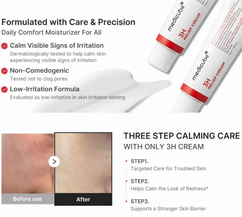 Medicube – 3H Relief Cream at Skin Junction Australia