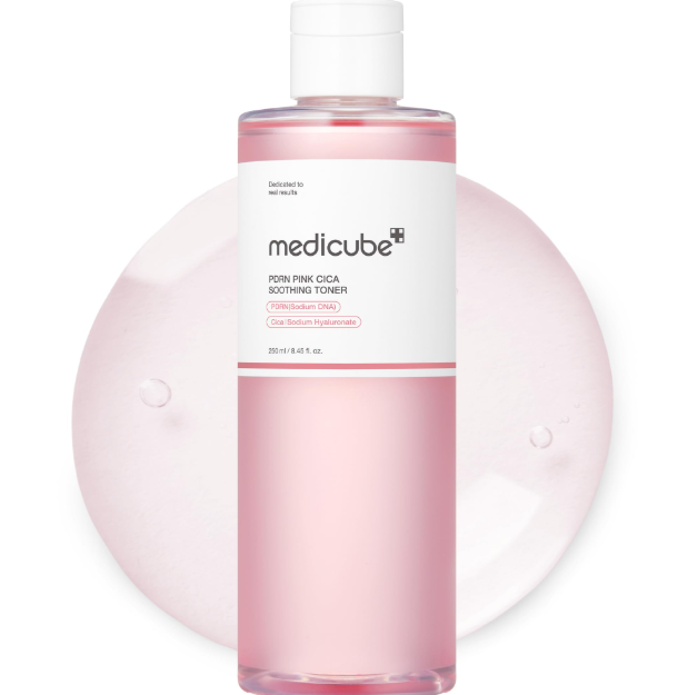 Medicube - PDRN Pink Cica Soothing Toner 250ml at Skin Junction Australia