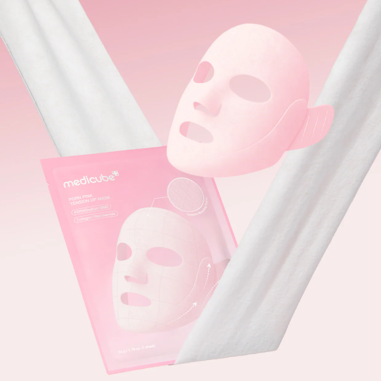 Medicube - PDRN Pink Tension Up Mask (4 sheets) at Skin Junction Australia