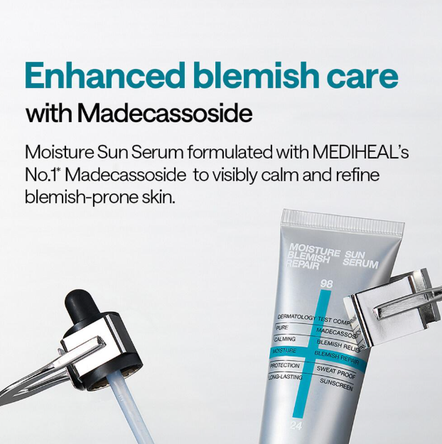 Mediheal – Madecassoside Moisture Sun Serum Blemish Repair at Skin Junction Australia