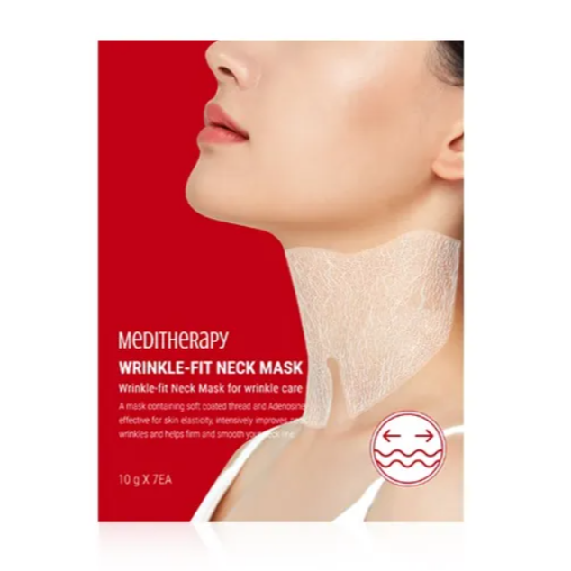Meditherapy - Wrinkle-Fit Neck Mask Set [10g x 7 sheets] at Skin Junction Australia