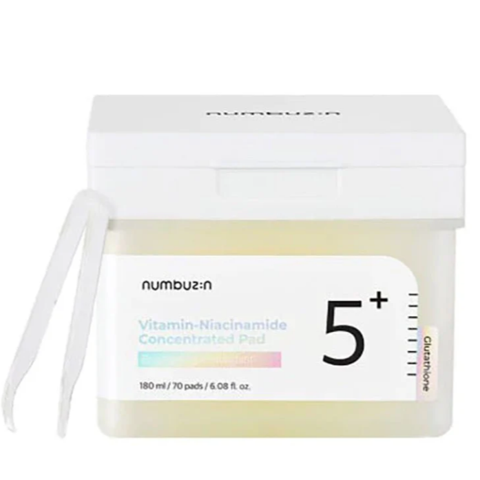 Numbuzin - No. 5 Vitamin Niacinamide Concentrated Pad at Skin Junction Australia