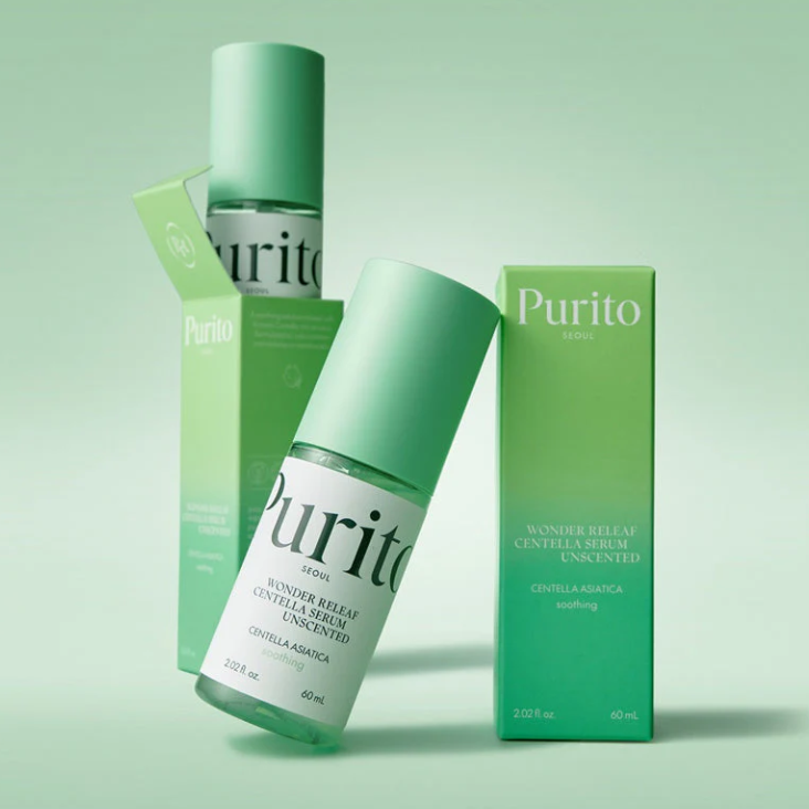 Purito Seoul - Wonder Releaf Centella Serum Unscented 60ml at Skin Junction Australia