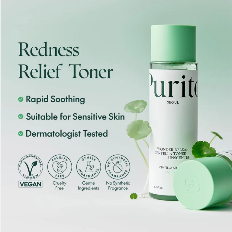 Purito Seoul - Wonder Releaf Centella Toner Unscented 200ml at Skin Junction Australia