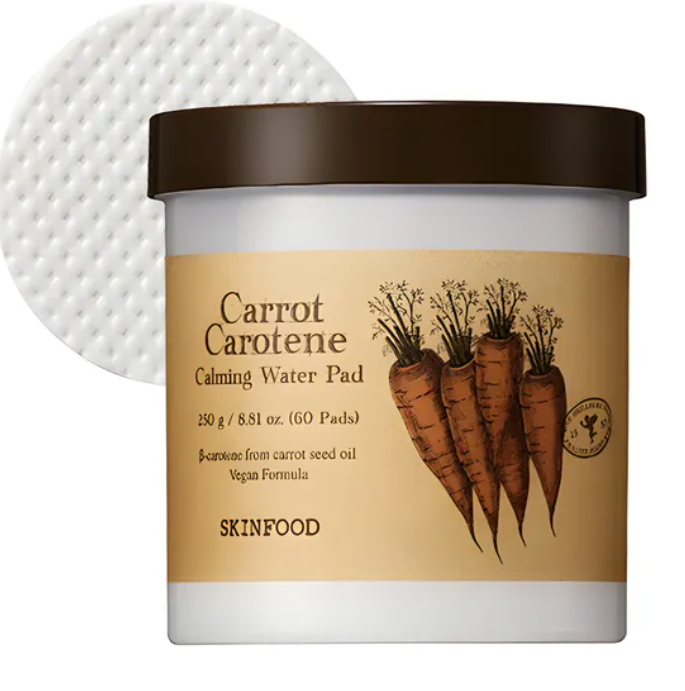SKINFOOD - Carrot Carotene Calming Water Pad (60 pads)