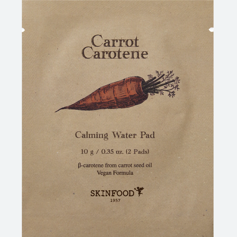 SKINFOOD - Carrot Carotene Calming Water Pad Pouch Set at Skin Junction Australia