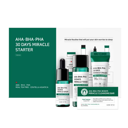 Some By Mi - AHA BHA PHA 30 DAYS Miracle Starter Kit at Skin Junction