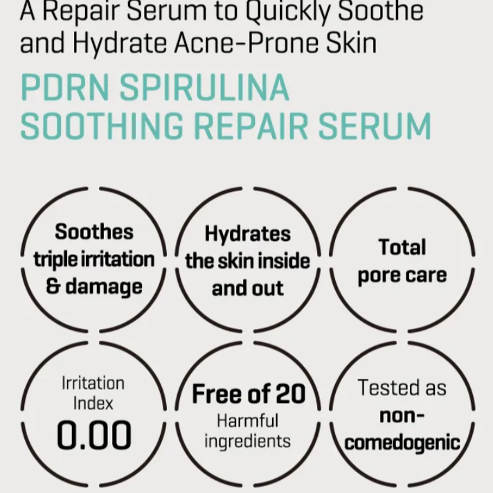 Some By Mi - PDRN Spirulina Soothing Repair Serum [50ml] at Skin Junction Australia