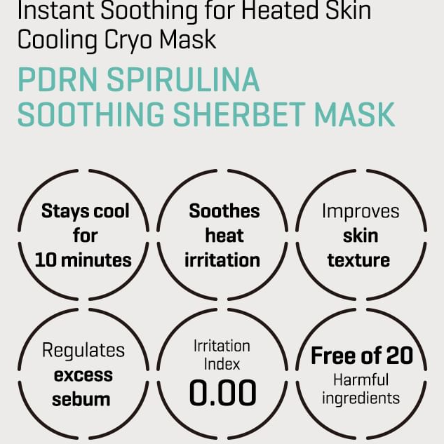 Some By Mi - PDRN Spirulina Soothing Sherbet Mask Set at Skin Junction Australia
