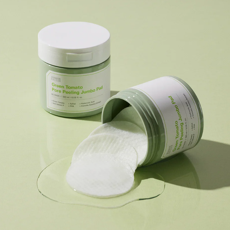 Sungboon Editor - Green Tomato Pore Peeling Jumbo Pad at Skin Junction Australia