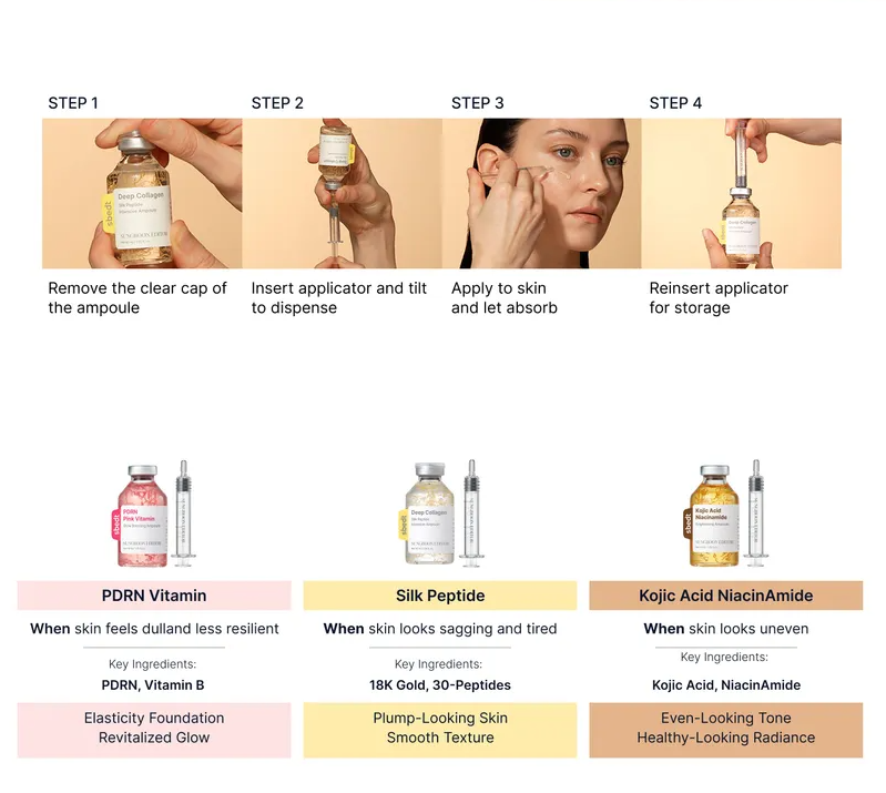 Sungboon Editor - PDRN Pink Vitamin Glow Boosting Ampoule at Skin Junction Australia