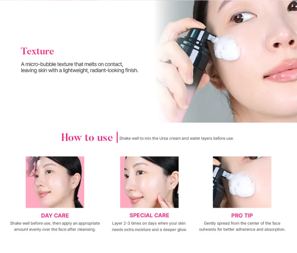 shaishaishai - Repair Milky Urea Glow Bubble Serum at Skin Junction Australia